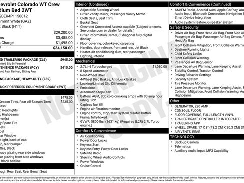 Used 2023 Chevrolet Colorado W/T w/ Advanced Trailering Package image 2