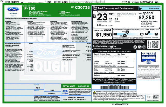 Used 2021 Ford F150 Lariat w/ Max Trailer Tow Package AWD/4WD image 26