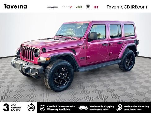 Used 2022 Jeep Wrangler Unlimited Sahara image 1