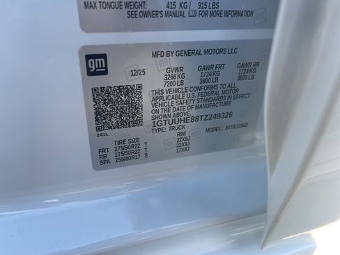 New 2026 GMC Sierra 1500 Denali Ultimate w/ LPO, Black Badging Package image 45