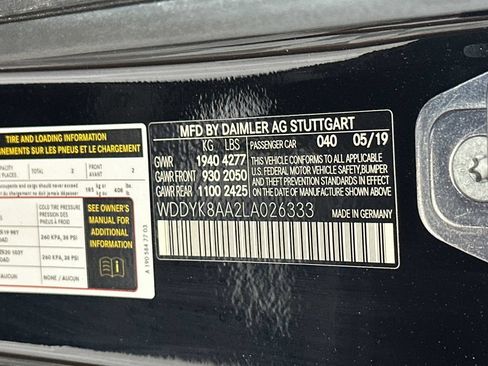 Certified 2020 Mercedes-Benz AMG GT C image 9