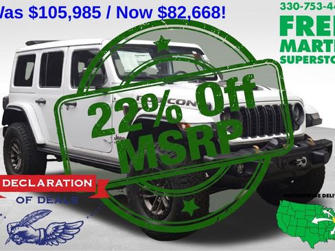 New 2025 Jeep Wrangler Unlimited Rubicon 392 AWD/4WD image 1