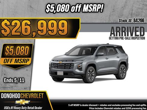 New 2026 Chevrolet Equinox LT w/ Safety and Technology Package FWD image 1