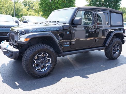 Used 2022 Jeep Wrangler Unlimited Rubicon 4xe w/ Steel Bumper Group AWD/4WD image 10