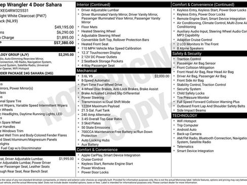 Used 2024 Jeep Wrangler Sahara w/ Technology Group image 27