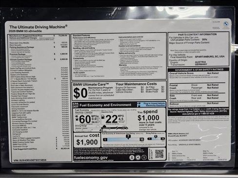 New 2026 BMW X5 xDrive50e w/ Climate Comfort Package image 17