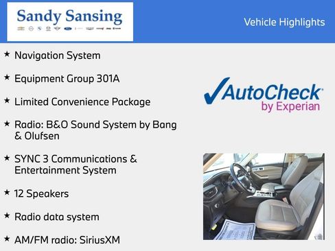 Used 2022 Ford Explorer Limited w/ Equipment Group 301A image 7