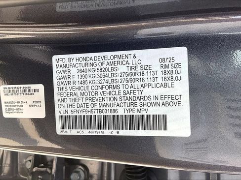 Certified 2026 Honda Passport TrailSport image 18