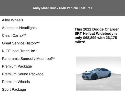 Used 2022 Dodge Charger SRT Hellcat w/ Harman/Kardon Audio Group image 8