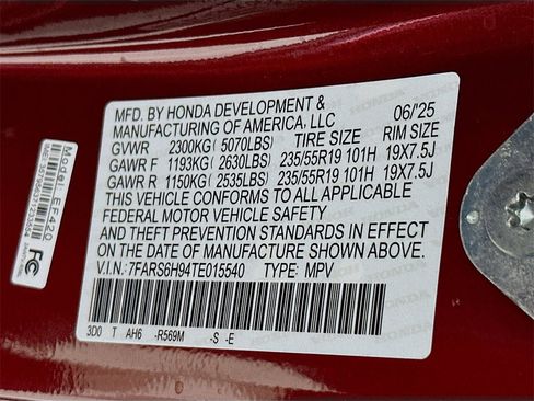 Certified 2026 Honda CR-V Sport Touring image 27