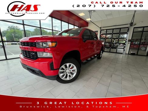 Used 2021 Chevrolet Silverado 1500 Custom w/ LPO, Dark Essentials Package AWD/4WD image 1
