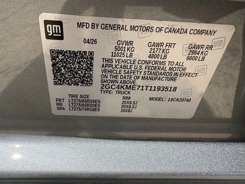 New 2026 Chevrolet Silverado 2500 Custom w/ Custom Convenience Package AWD/4WD image 16