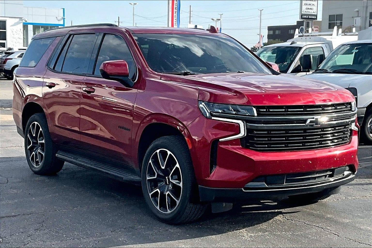 Used 2021 Chevrolet Tahoe RST w/ Rear Media and Nav Package AWD/4WD image 1