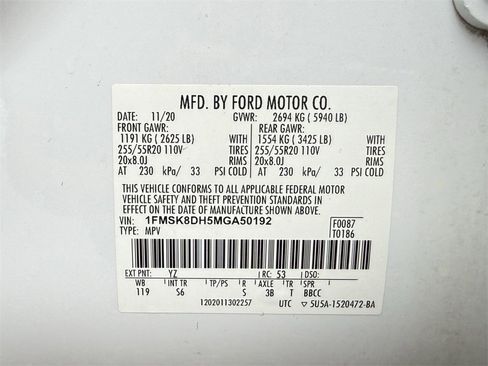 Used 2021 Ford Explorer XLT w/ Equipment Group 202A image 43