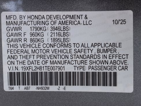 Used 2026 Honda Civic Sport image 37