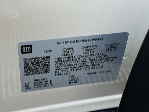 New 2026 Chevrolet Trax ACTIV w/ Driver Confidence Package FWD image 23