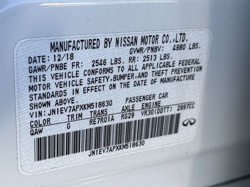 Used 2019 INFINITI Q50 Luxe RWD image 30