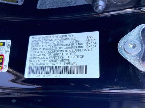 New 2026 Honda Odyssey Elite image 20