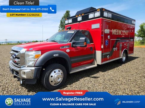 Used 2013 Ford F450 XLT w/ Ambulance Preparation Pkg RWD image 1