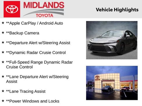 Used 2026 Toyota Camry SE w/ Multimedia Upgrade Package FWD image 2