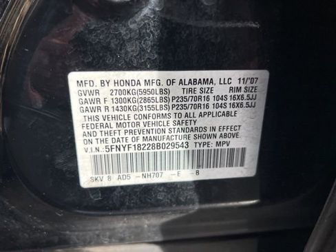 Used 2008 Honda Pilot VP image 13