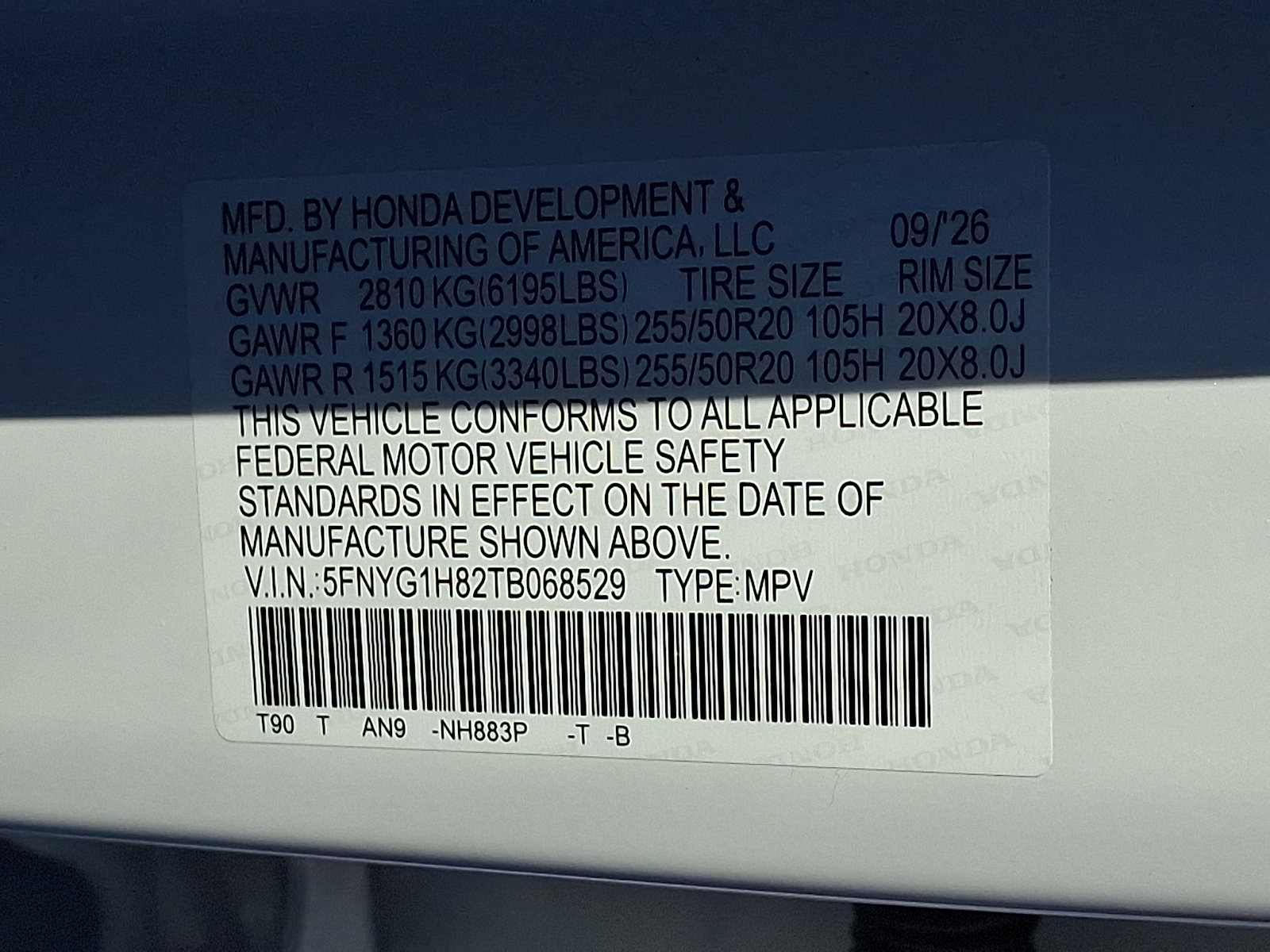 New 2026 Honda Pilot Elite image 10