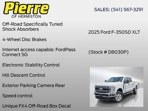 Certified 2025 Ford F350 XLT w/ FX4 Off-Road Package AWD/4WD image 18
