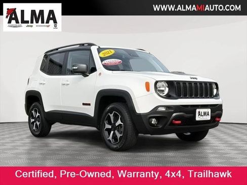 Certified 2021 Jeep Renegade Trailhawk w/ Sun & Sound Group AWD/4WD image 1