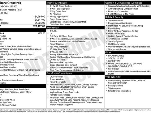 Certified 2023 Subaru Crosstrek 2.0i image 7