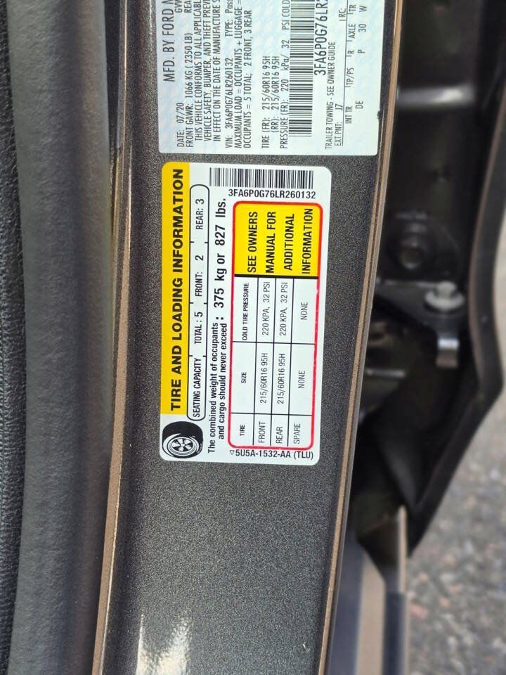 Used 2020 Ford Fusion S FWD image 30