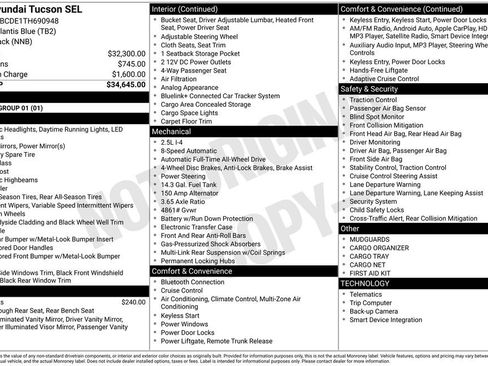 New 2026 Hyundai Tucson SEL image 3
