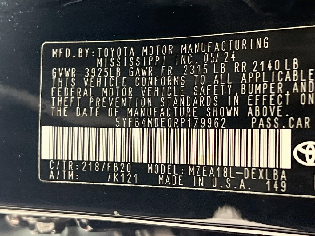 Certified 2024 Toyota Corolla LE FWD image 28
