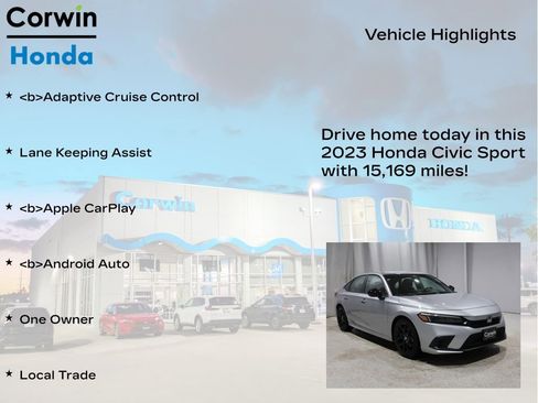 Used 2023 Honda Civic Sport image 6