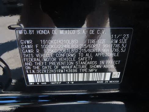 Used 2024 Honda HR-V LX image 25