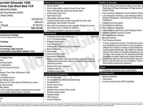 Used 2024 Chevrolet Silverado 1500 Custom AWD/4WD image 10