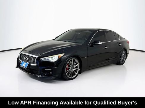 Used 2017 INFINITI Q50 Red Sport 400 AWD/4WD image 3