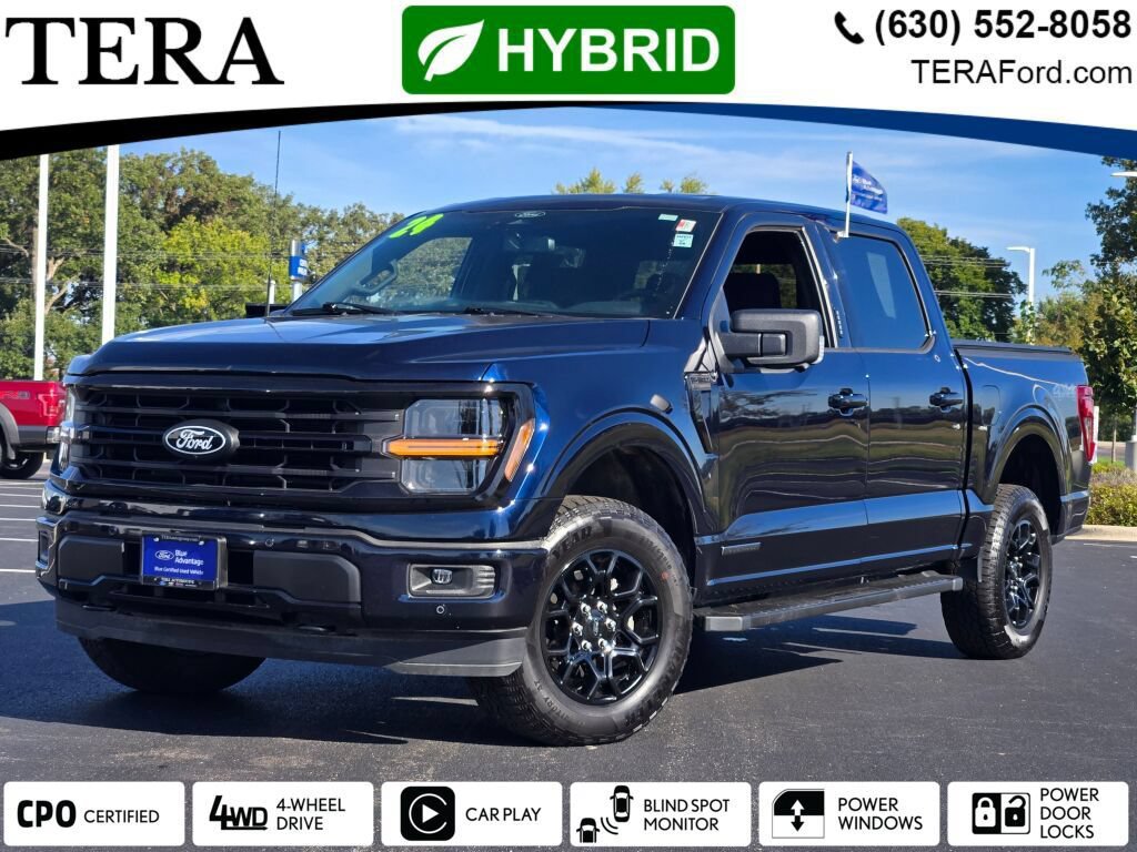 Certified 2024 Ford F150 XLT w/ Equipment Group 302A MID AWD/4WD 360° Tour