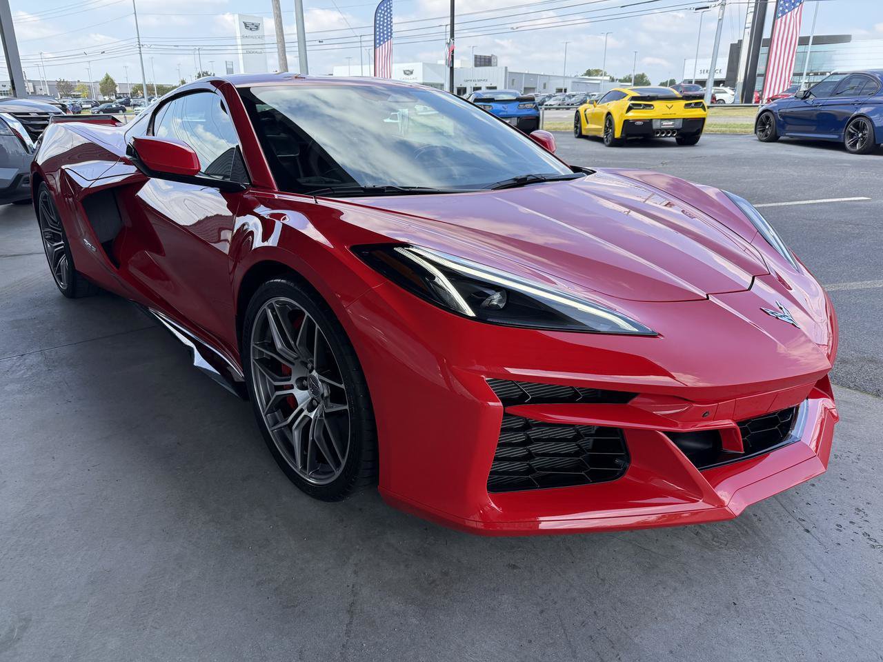 Used 2024 Chevrolet Corvette Z06 Coupe w/ 3LZ w/ Stealth Interior Trim Package RWD image 4