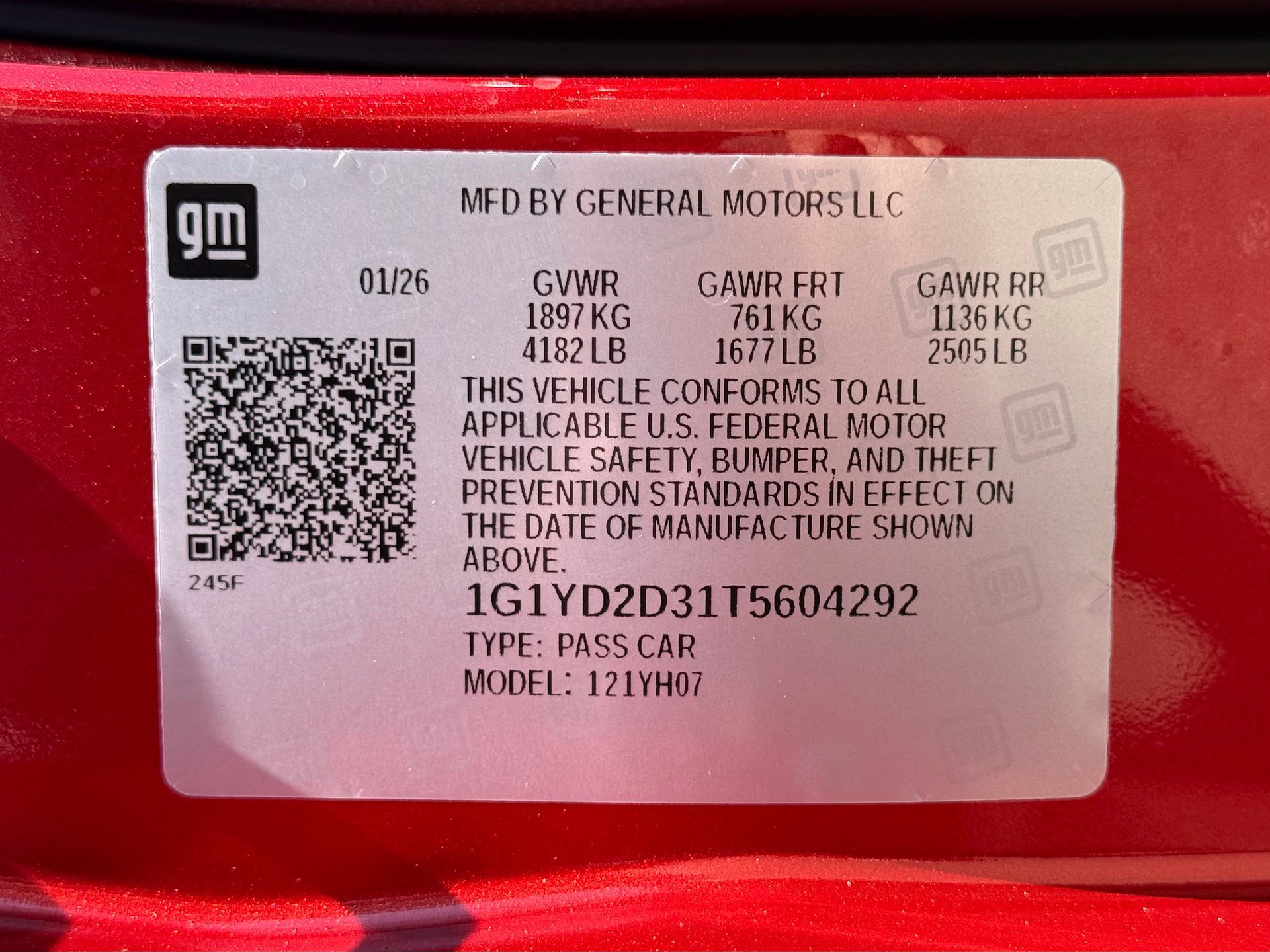 Used 2026 Chevrolet Corvette Z06 w/ Battery Protection Package RWD image 37