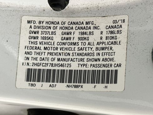 Used 2018 Honda Civic EX image 12