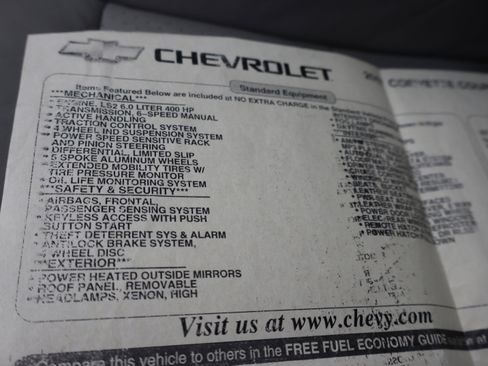 Used 2007 Chevrolet Corvette Coupe w/ Preferred Equipment Group RWD image 39