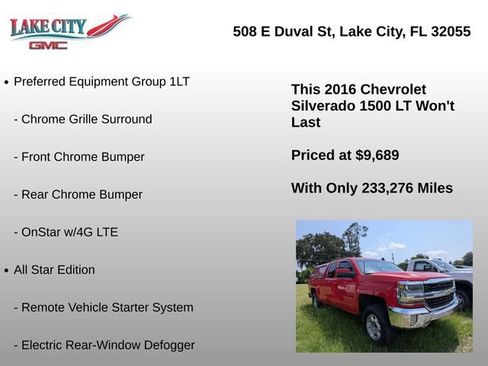 Used 2016 Chevrolet Silverado 1500 LT w/ All Star Edition RWD image 16