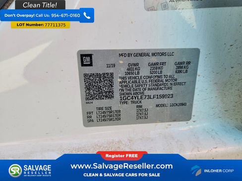 Used 2020 Chevrolet Silverado 2500 W/T w/ WT Convenience Package image 16