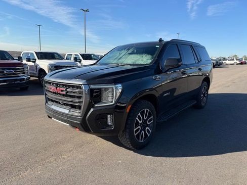 Used 2021 GMC Yukon AT4 w/ Rear Media and Nav Package image 1