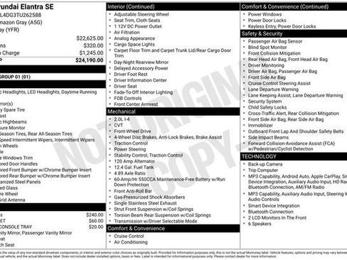 New 2026 Hyundai Elantra SE FWD image 24