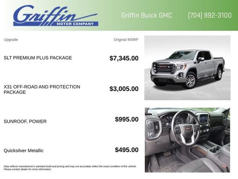 Certified 2021 GMC Sierra 1500 SLT w/ SLT Premium Plus Package AWD/4WD image 6