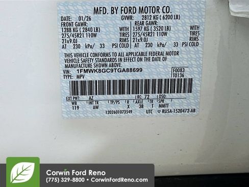 New 2026 Ford Explorer ST w/ Sun And Sound Package AWD/4WD image 36
