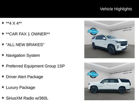 Used 2022 Chevrolet Suburban RST w/ Luxury Package image 10