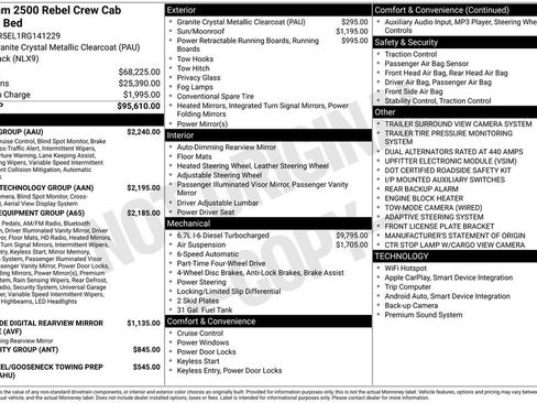 Used 2024 RAM 2500 Rebel w/ Safety Group AWD/4WD image 6