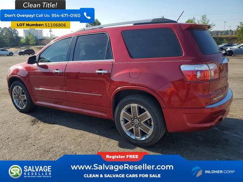 Used 2012 GMC Acadia Denali AWD/4WD image 3